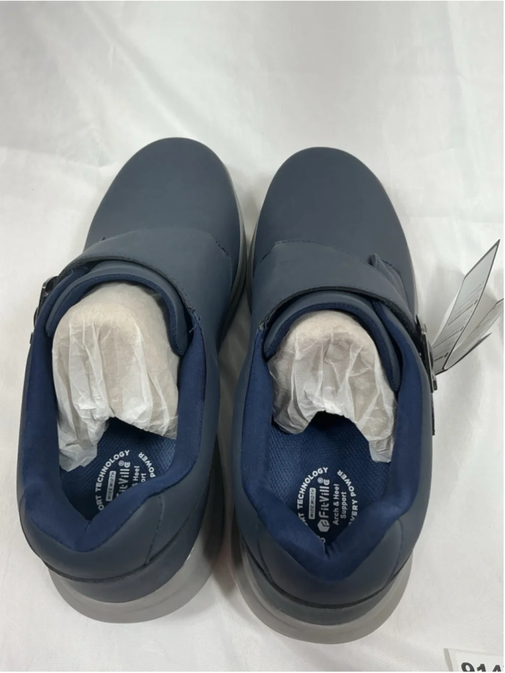 Mens New Fit Ville Comfort Diabetic Shoes 13 Wide Blue